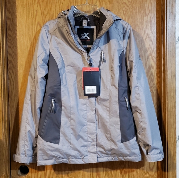 Zeroexposur outer shell jacket polyester gray size S - Picture 1 of 13